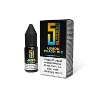 5EL Nikotinsalzliquids - Neue Steuer 0,26€/ml 20 mg/ml Lemon Peach Ice
