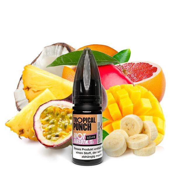 RIOT SQUAD BAR EDITION Tropical Punch Nikotinsalz Liquid 10 ml 20mg Nikotinmenge