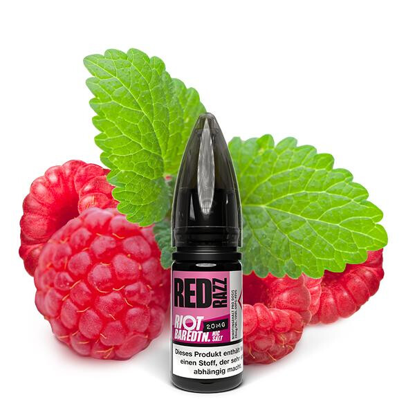 RIOT SQUAD BAR EDITION Red Razz Nikotinsalz Liquid 10 ml 20mg Nikotinmenge