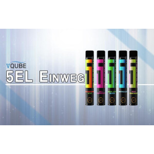 5EL- Einweg E-Zigaretten | bis zu 600 Puffs | 400mAh | 11...