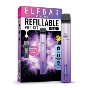 Elfbar Elfa Turbo Refillable Pod Kit aurora-purple Farbe