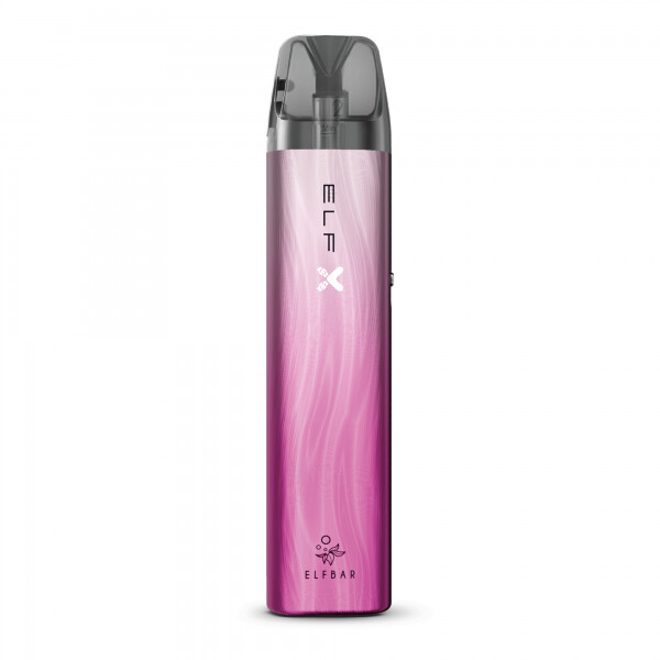 Elfbar ELFX Refillable Kit silver-pink Farbe