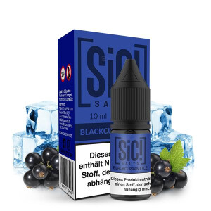 SIC! Blackcurrant Ice Nikotinsalz Liquid 10 ml 20mg...