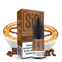 SIC! Cappuccino Nikotinsalz Liquid 10 ml 10mg Nikotinmenge