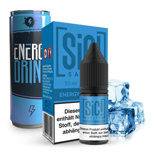 SIC! Energy Drink Ice Nikotinsalz Liquid 10 ml 10mg...