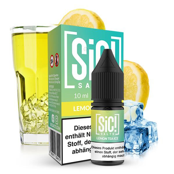 SIC! Lemon Tea Ice Nikotinsalz Liquid 10 ml 20mg Nikotinmenge