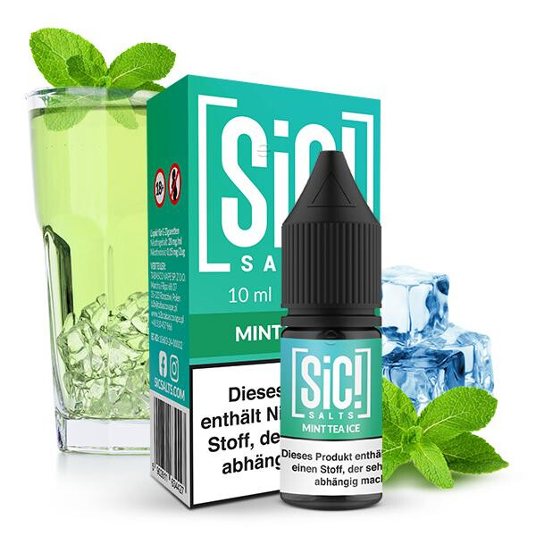 SIC! Mint Tea Ice Nikotinsalz Liquid 10 ml 20mg Nikotinmenge