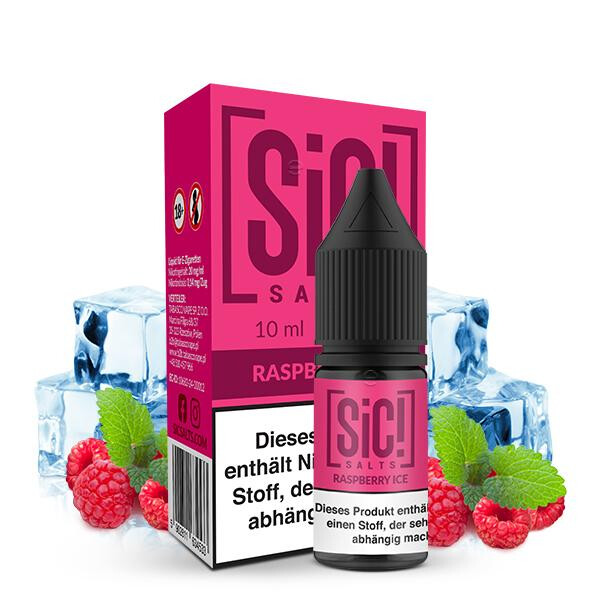 SIC! Raspberry Ice Nikotinsalz Liquid 10 ml 20mg Nikotinmenge
