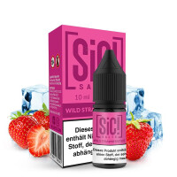 SIC! Wild Strawberry Ice Nikotinsalz Liquid 10 ml 10mg Nikotinmenge