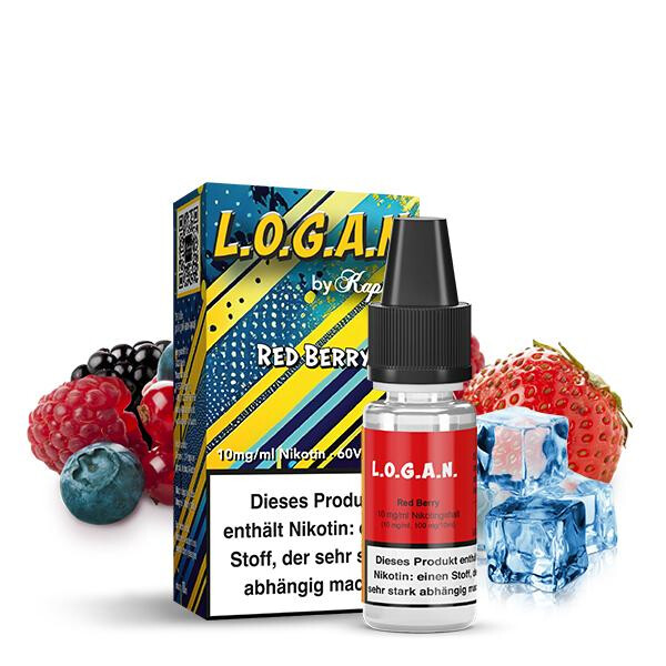 L.O.G.A.N. by Kapkas Flava Red Berry Nikotinsalz Liquid 10ml 20mg Nikotinmenge