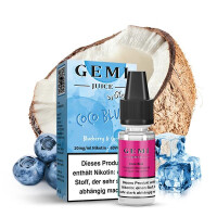 GEMI JUICE by Kapkas Flava Coco Blue Nikotinsalz Liquid 10ml 20mg Nikotinmenge
