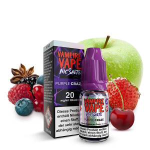 VAMPIRE VAPE Purple Craze Nikotinsalz Liquid 10 ml 10mg...