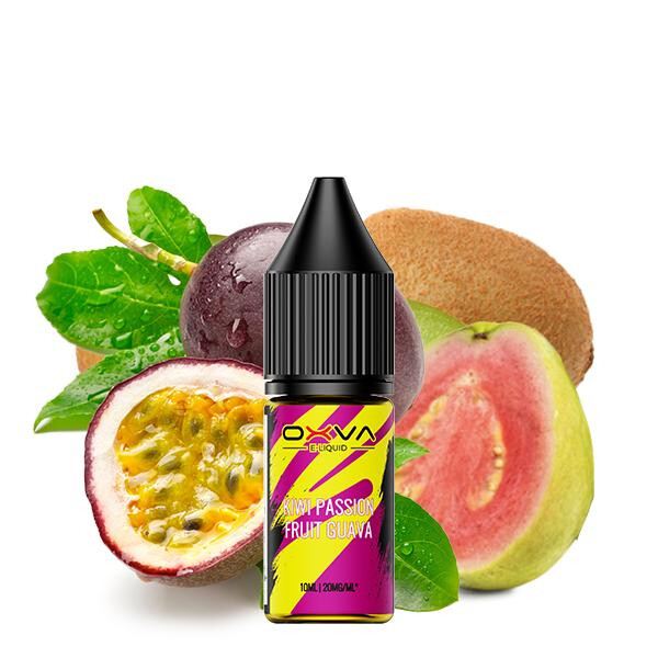 OXVA Kiwi Passion Fruit Guava Nikotinsalz Liquid 10 ml 10mg Nikotinmenge