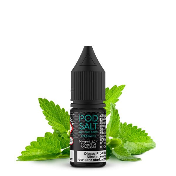 POD SALT CORE Spearmint Nikotinsalz Liquid 10 ml 20mg Nikotinmenge