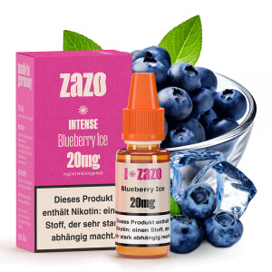 ZAZO INTENSE Blueberry Ice Nikotinsalz Liquid 20mg...