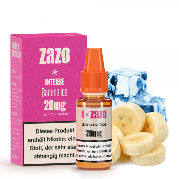 ZAZO INTENSE Banana Ice Nikotinsalz Liquid 20mg Nikotinmenge