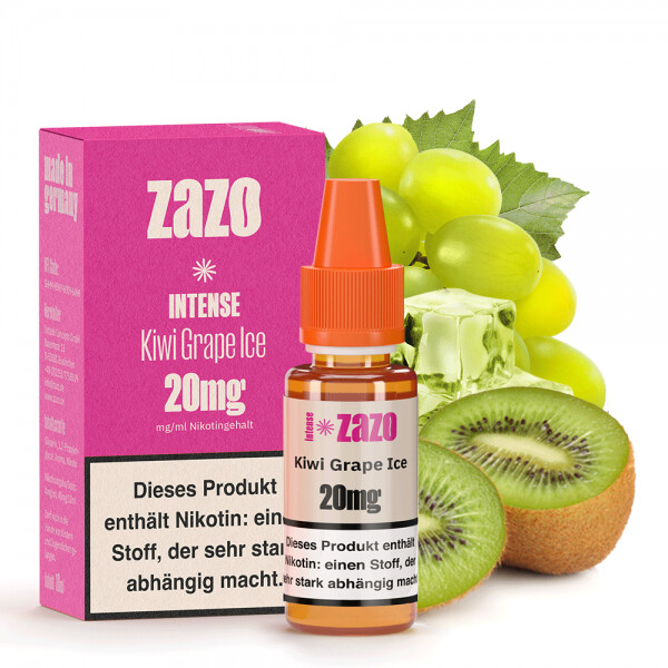 ZAZO INTENSE Kiwi Grape Ice Nikotinsalz Liquid 10mg Nikotinmenge
