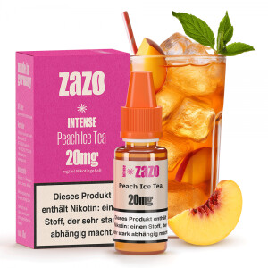 ZAZO INTENSE Peach Ice Tea Nikotinsalz Liquid 10mg...