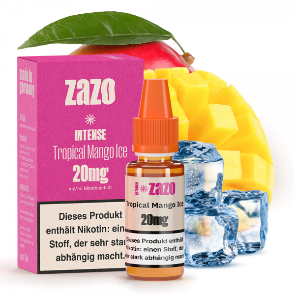 ZAZO INTENSE Tropical Mango Ice Nikotinsalz Liquid 10mg Nikotinmenge