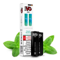 2x IVG Air Prefilled Pod - Classic Menthol 20mg Nikotinmenge