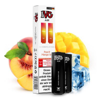 2x IVG Air Prefilled Pod - Peach Mango Ice 20mg Nikotinmenge