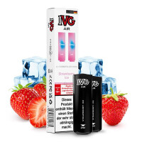 2x IVG Air Prefilled Pod - Strawberry Ice 20mg Nikotinmenge