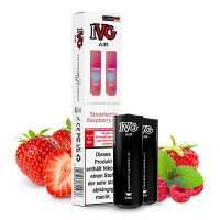 2x IVG Air Prefilled Pod - Strawberry Raspberry Ice 20mg Nikotinmenge