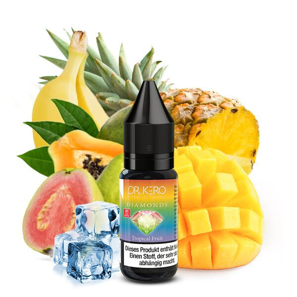 DR. KERO DIAMONDS Tropical Fruit Nikotinsalz Liquid 10ml 20mg Nikotinmenge