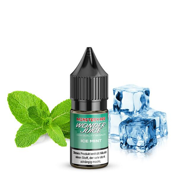 WONDERJUICE Ice Mint Nikotinsalz Liquid 10 ml 20mg Nikotinmenge