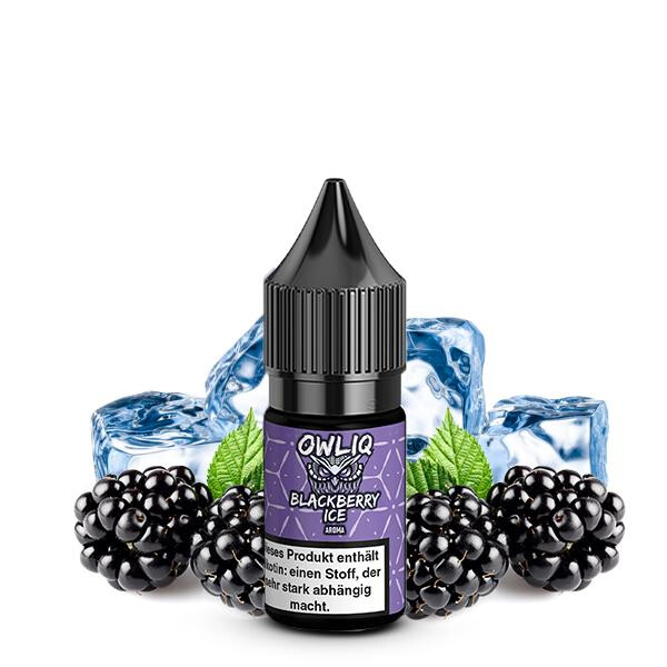 OWLIQ Blackberry Ice Nikotinsalz Liquid 10 ml 20mg Nikotinmenge