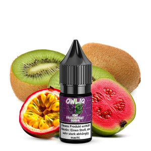 OWLIQ Kiwi Passionfruit Guava Nikotinsalz Liquid 10 ml...