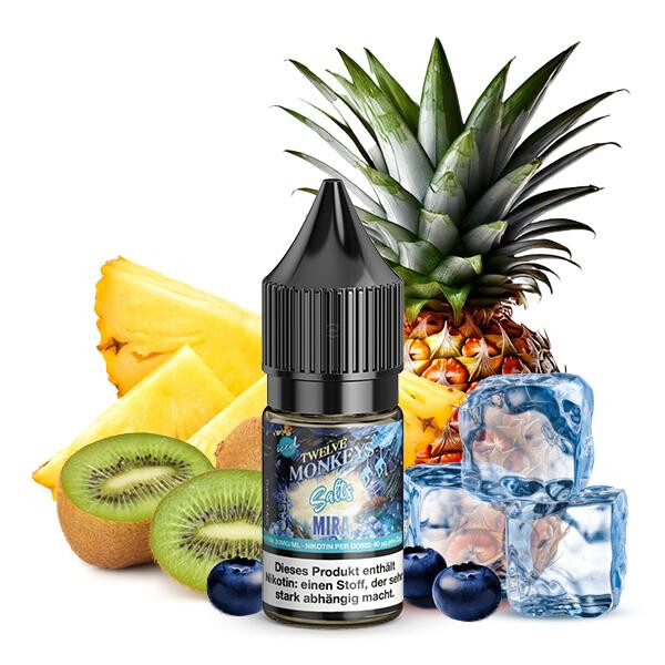 TWELVE MONKEYS Mira Iced Nikotinsalz Liquid 10 ml 20mg Nikotinmenge