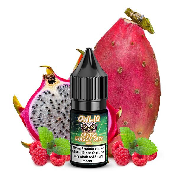 OWLIQ Cactus Dragon Razz Nikotinsalz Liquid 10 ml 10mg Nikotinmenge