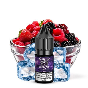 OWLIQ Berry Mix Ice Nikotinsalz Liquid 10 ml 20mg...