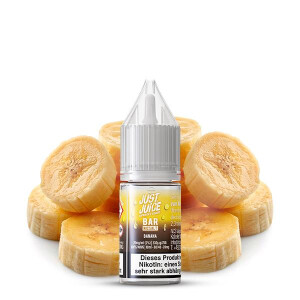 JUST JUICE BAR RANGE Banana Nikotinsalz Liquid 10 ml 10mg...
