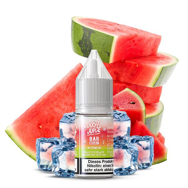 JUST JUICE BAR RANGE Watermelon Nikotinsalz Liquid 10 ml 20mg