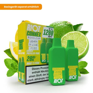 2x RIOT SQUAD Connex Pod - Sicilian Lemon & Lime Fizz...