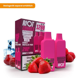 2x RIOT SQUAD Connex Pod - Strawberry Raspberry Cherry...