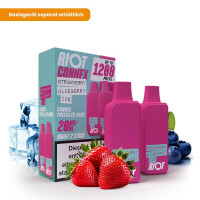 2x RIOT SQUAD Connex Pod - Strawberry Blueberry Ice 20mg Nikotinmenge