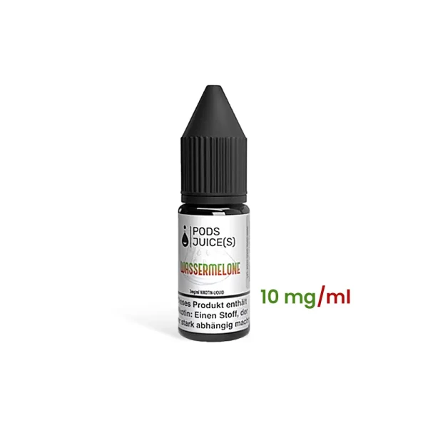 Pod Juices Nikotinsalzliquids - Neue Steuer 0,20€/ml 10 mg/ml Wassermelone