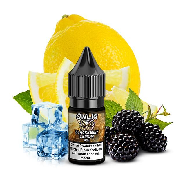 OWLIQ Blackberry Lemon Nikotinsalz Liquid 10 ml 10mg Nikotinmenge