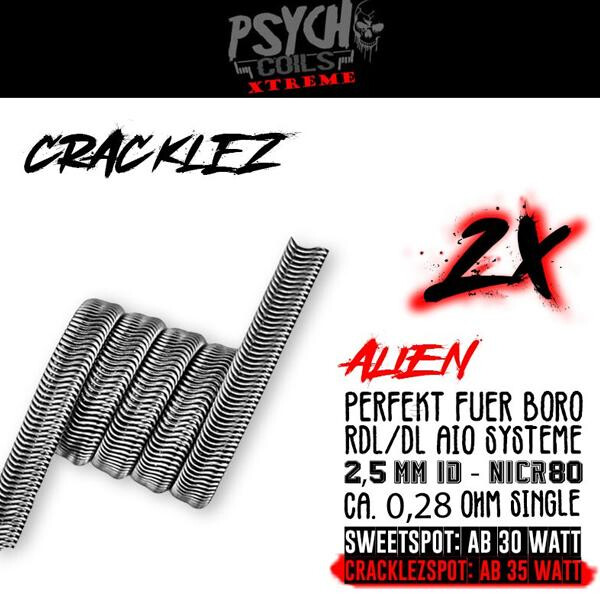 Psycho Coils Cracklez Selbstwickler