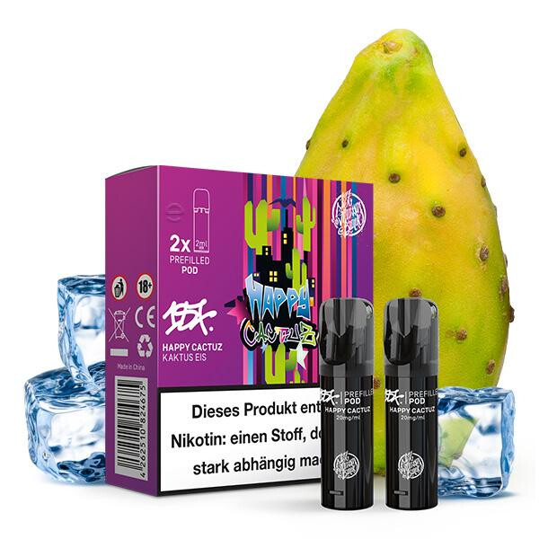 2x 187 Strassenbande 187 POD Prefilled Pod - Happy Cactuz 20mg Nikotinmenge