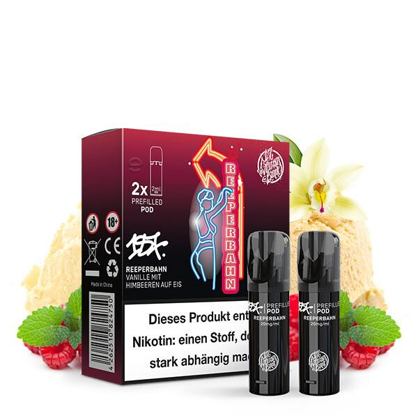 2x 187 Strassenbande 187 POD Prefilled Pod - Reeperbahn 20mg Nikotinmenge