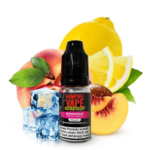 VAMPIRE VAPE OVERDOSED Pineapple Peach Watermelon Nikotinsalz Liquid 10 ml 20mg Nikotinmenge