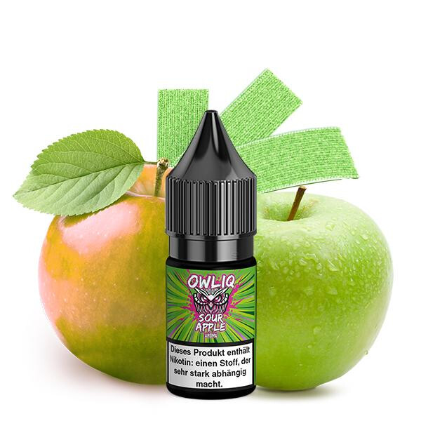 OWLIQ Sour Apple Nikotinsalz Liquid 10 ml 20mg Nikotinmenge