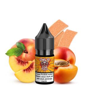 OWLIQ Sour Peach Nikotinsalz Liquid 10 ml 20mg Nikotinmenge