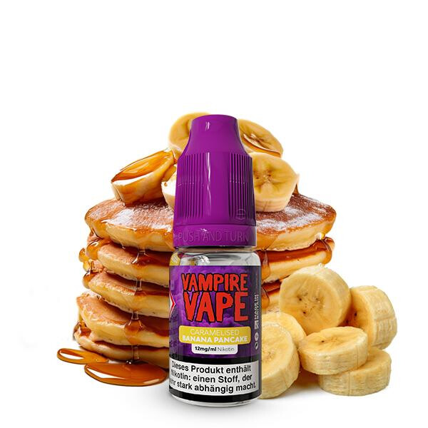 VAMPIRE VAPE Dessert Collection Caramelised Banana Pancake Liquid 10ml 3mg Nikotinmenge