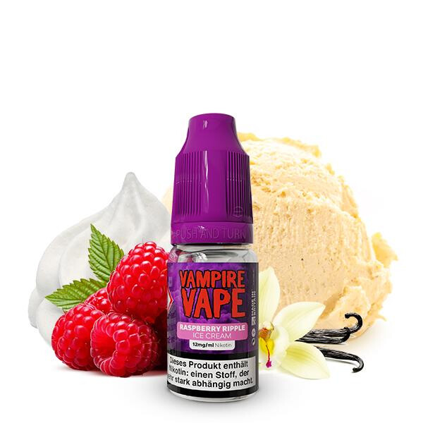 VAMPIRE VAPE Dessert Collection Raspberry Ripple Ice Cream Liquid 10ml 6mg Nikotinmenge