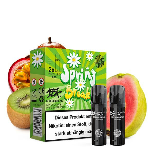 2x 187 Strassenbande 187 POD Prefilled Pod - Spring Break 20mg Nikotinmenge